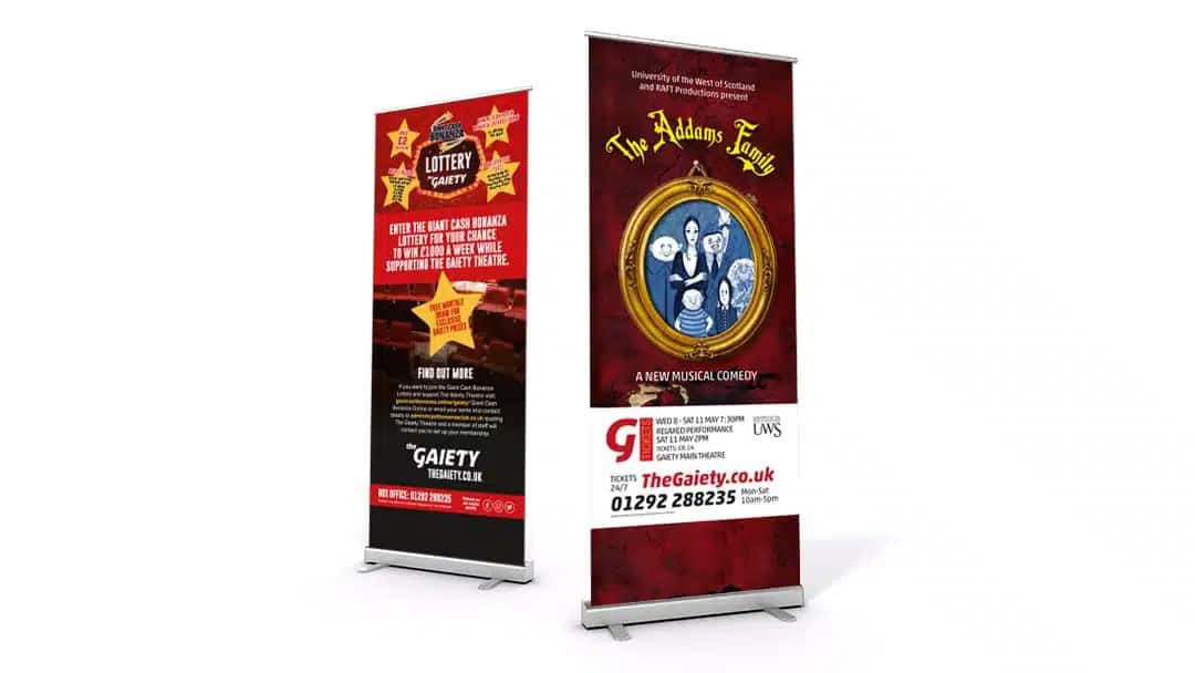 Gaiety Roller Banners