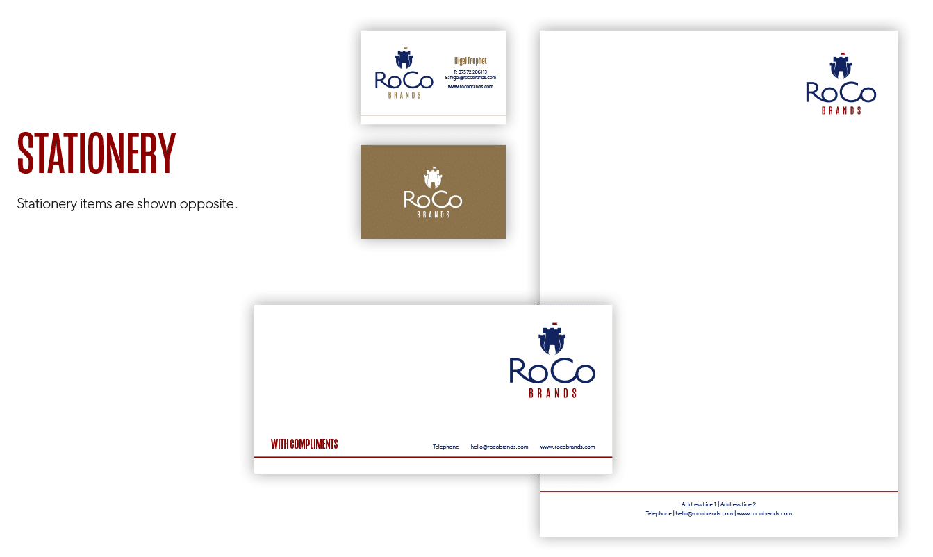 Roco stationery
