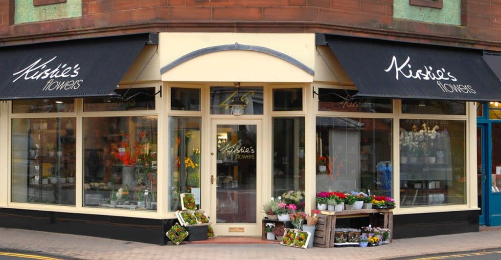 Kirstie's Flowers shop front