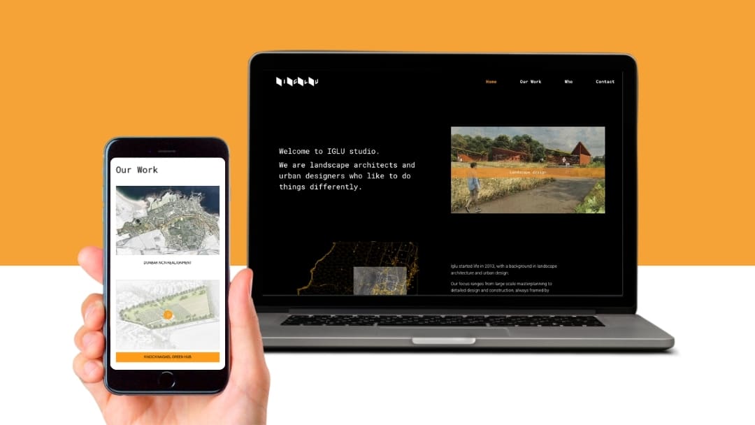 IGLU Studio Workspace Designs website